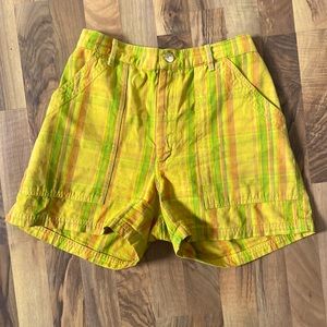 Big bud press size M striped yellow shorts